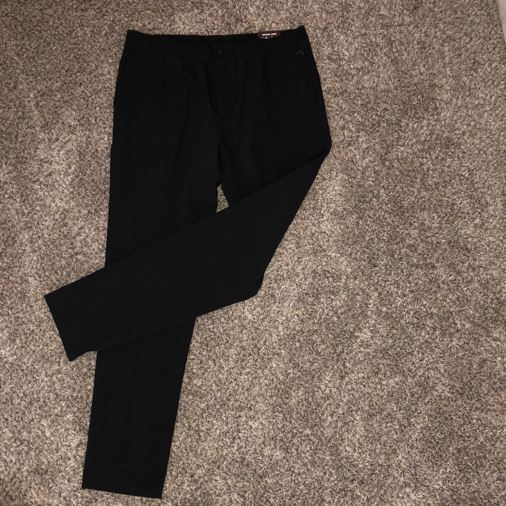 Michael Kors black slim fit slacks